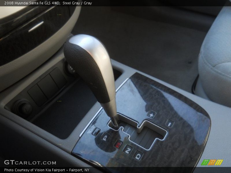 Steel Gray / Gray 2008 Hyundai Santa Fe GLS 4WD