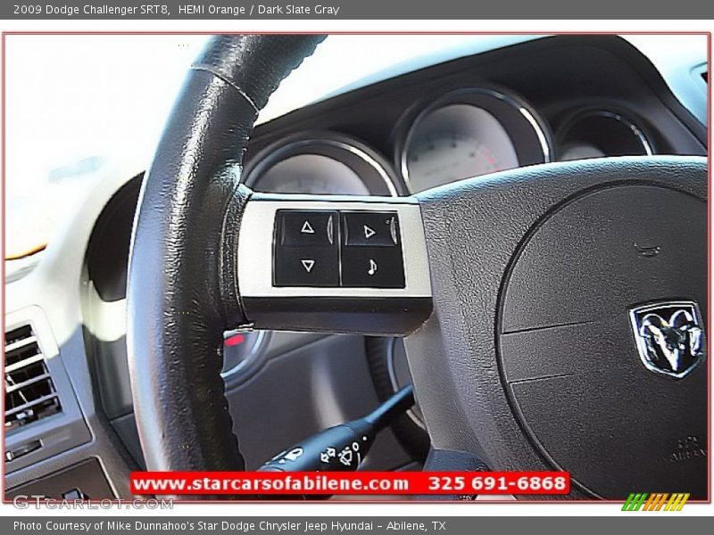 HEMI Orange / Dark Slate Gray 2009 Dodge Challenger SRT8
