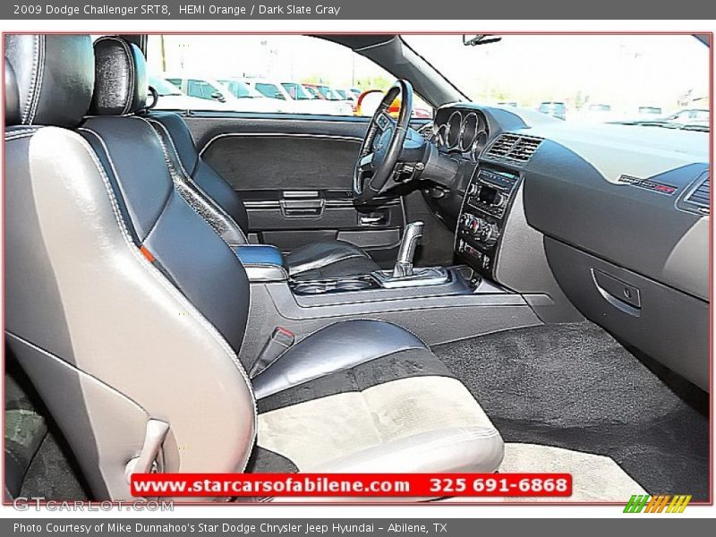 HEMI Orange / Dark Slate Gray 2009 Dodge Challenger SRT8
