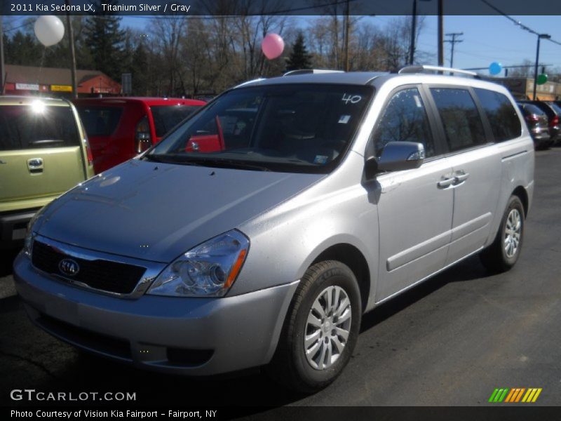 Titanium Silver / Gray 2011 Kia Sedona LX