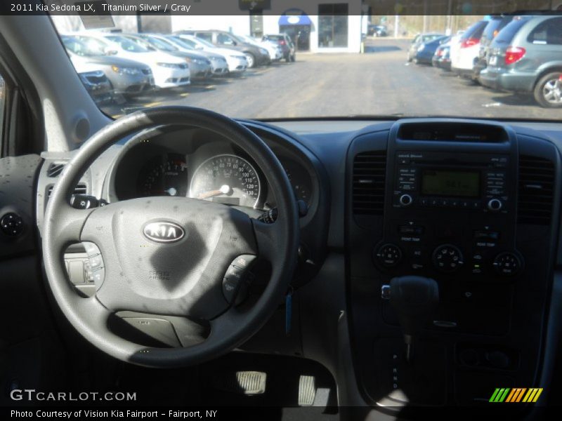 Titanium Silver / Gray 2011 Kia Sedona LX