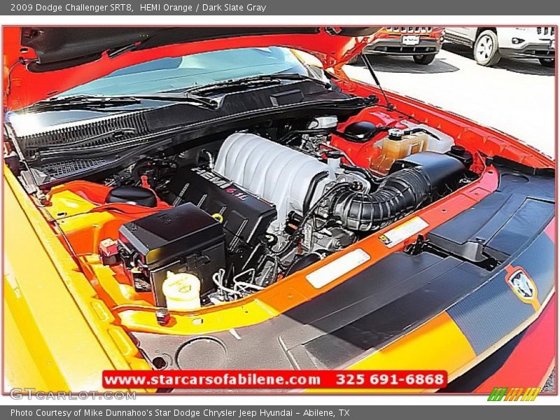 HEMI Orange / Dark Slate Gray 2009 Dodge Challenger SRT8