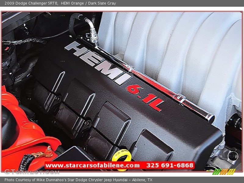 HEMI Orange / Dark Slate Gray 2009 Dodge Challenger SRT8