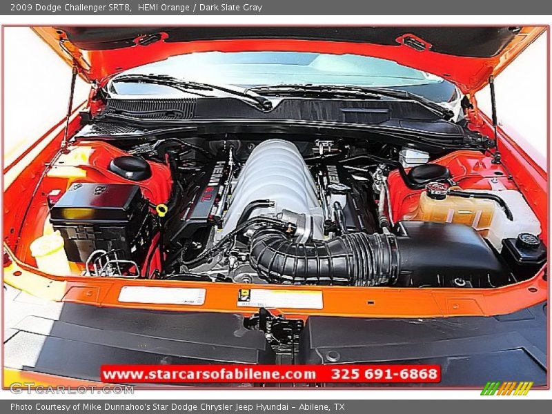 HEMI Orange / Dark Slate Gray 2009 Dodge Challenger SRT8