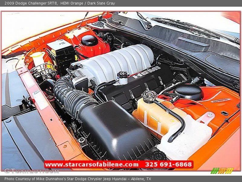 HEMI Orange / Dark Slate Gray 2009 Dodge Challenger SRT8