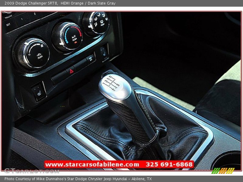 HEMI Orange / Dark Slate Gray 2009 Dodge Challenger SRT8