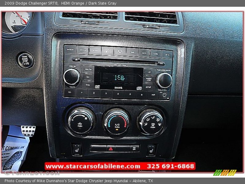 HEMI Orange / Dark Slate Gray 2009 Dodge Challenger SRT8