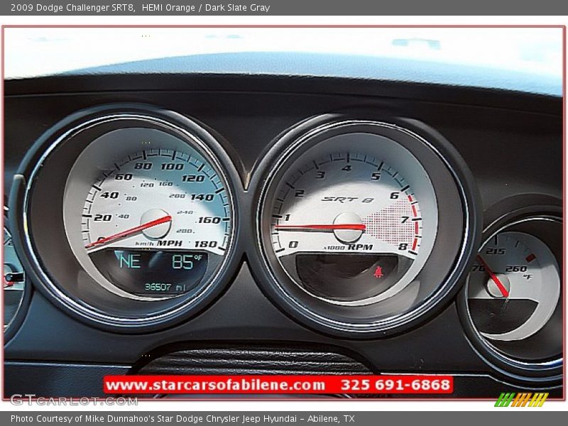 HEMI Orange / Dark Slate Gray 2009 Dodge Challenger SRT8