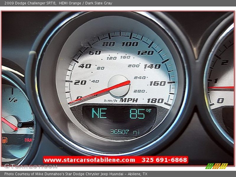 HEMI Orange / Dark Slate Gray 2009 Dodge Challenger SRT8