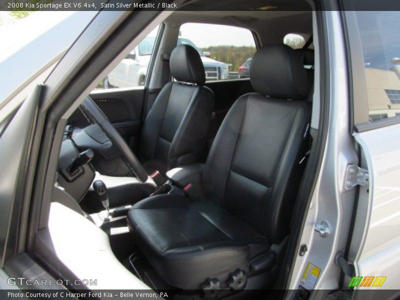 Satin Silver Metallic / Black 2008 Kia Sportage EX V6 4x4