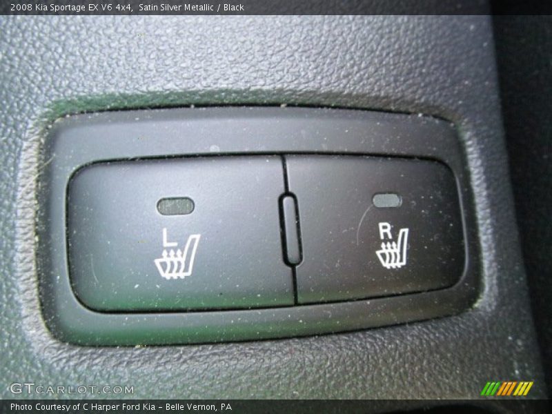 Satin Silver Metallic / Black 2008 Kia Sportage EX V6 4x4