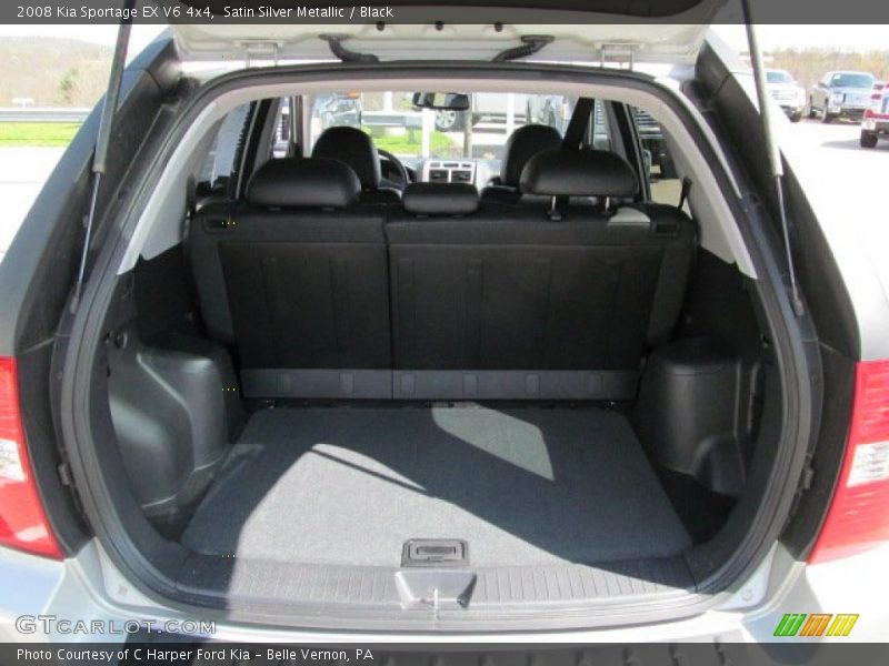 Satin Silver Metallic / Black 2008 Kia Sportage EX V6 4x4