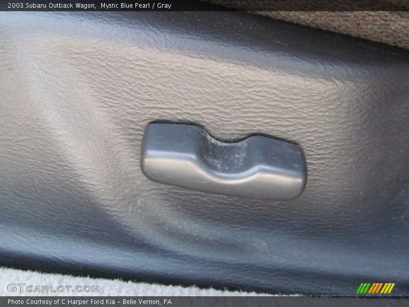Mystic Blue Pearl / Gray 2003 Subaru Outback Wagon