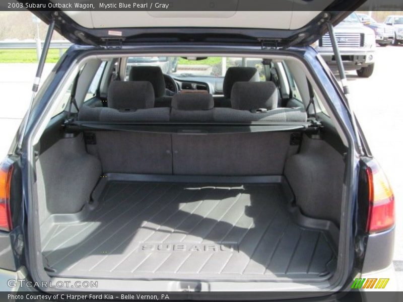 Mystic Blue Pearl / Gray 2003 Subaru Outback Wagon