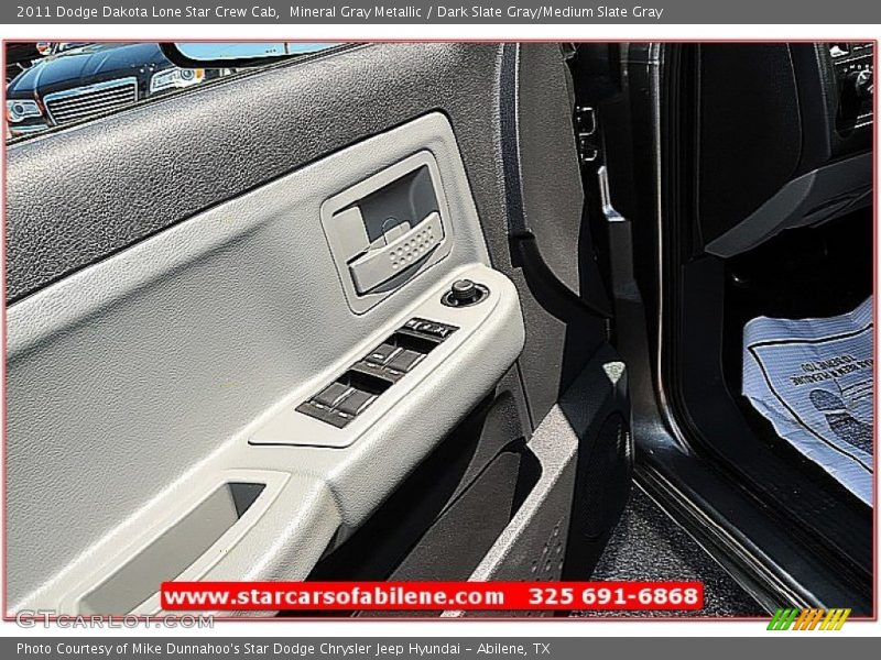 Mineral Gray Metallic / Dark Slate Gray/Medium Slate Gray 2011 Dodge Dakota Lone Star Crew Cab