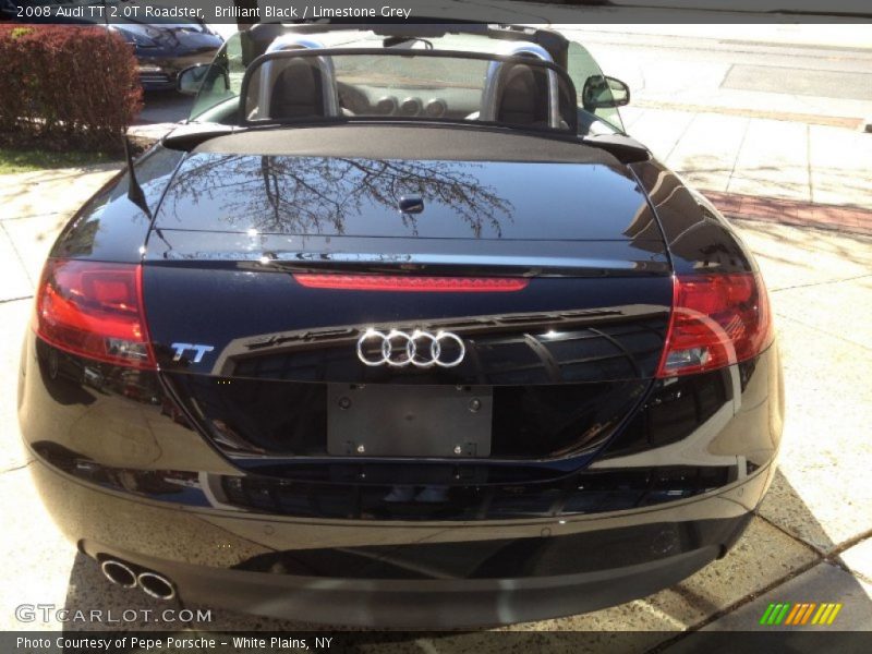 Brilliant Black / Limestone Grey 2008 Audi TT 2.0T Roadster