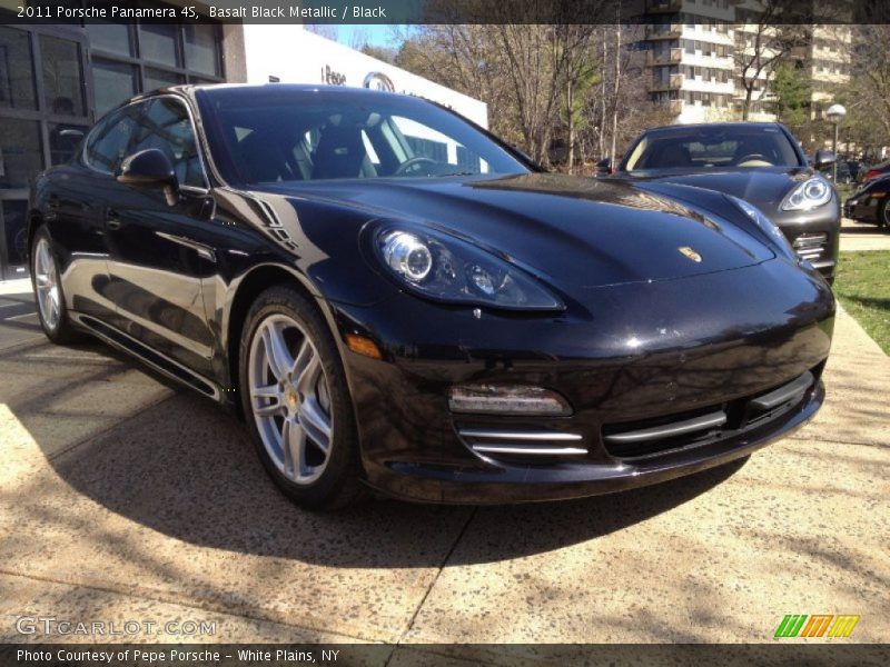 Basalt Black Metallic / Black 2011 Porsche Panamera 4S