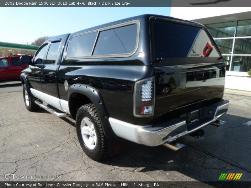 Black / Dark Slate Gray 2002 Dodge Ram 1500 SLT Quad Cab 4x4