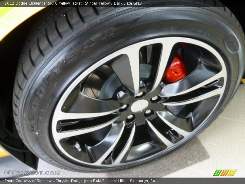  2012 Challenger SRT8 Yellow Jacket Wheel