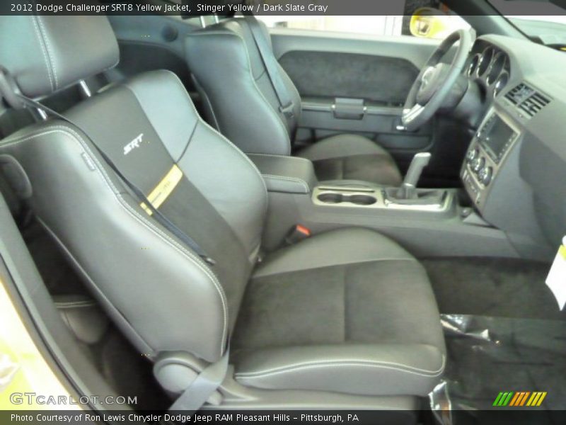 Stinger Yellow / Dark Slate Gray 2012 Dodge Challenger SRT8 Yellow Jacket