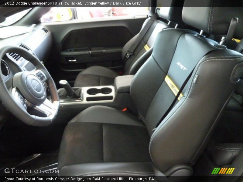 Stinger Yellow / Dark Slate Gray 2012 Dodge Challenger SRT8 Yellow Jacket