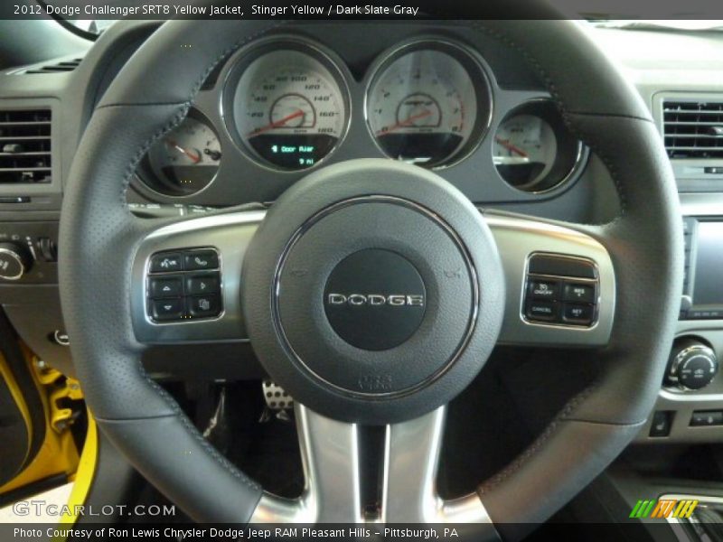  2012 Challenger SRT8 Yellow Jacket Steering Wheel