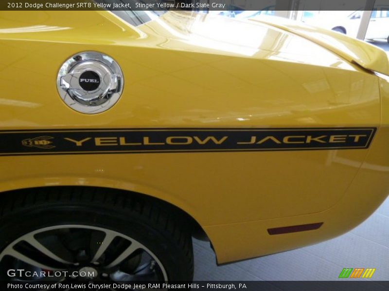 Stinger Yellow / Dark Slate Gray 2012 Dodge Challenger SRT8 Yellow Jacket
