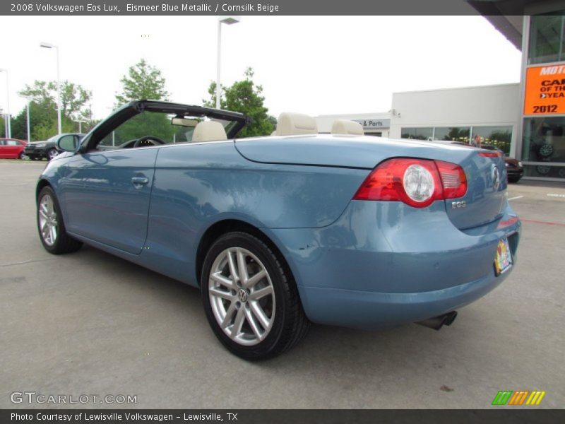 Eismeer Blue Metallic / Cornsilk Beige 2008 Volkswagen Eos Lux
