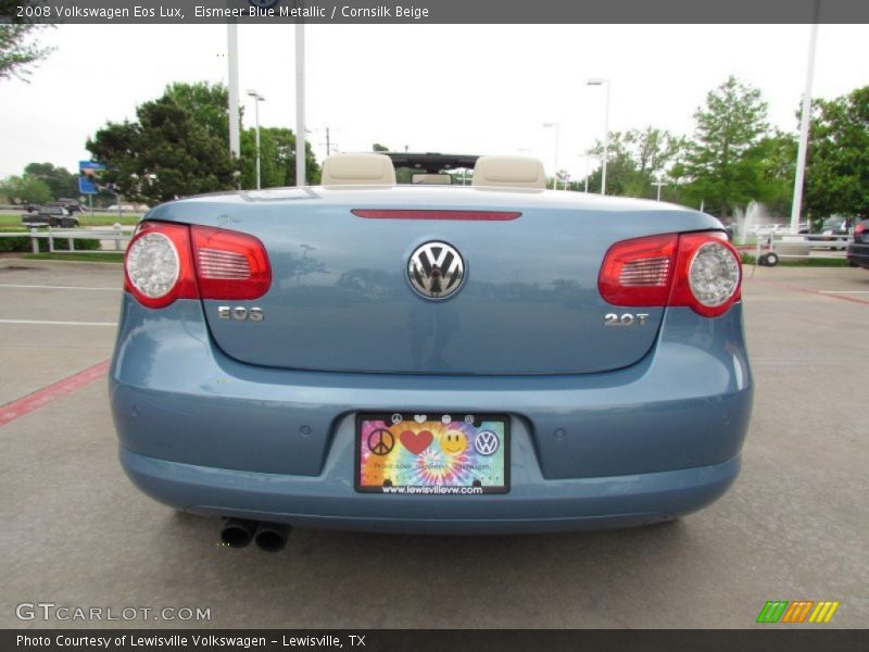 Eismeer Blue Metallic / Cornsilk Beige 2008 Volkswagen Eos Lux