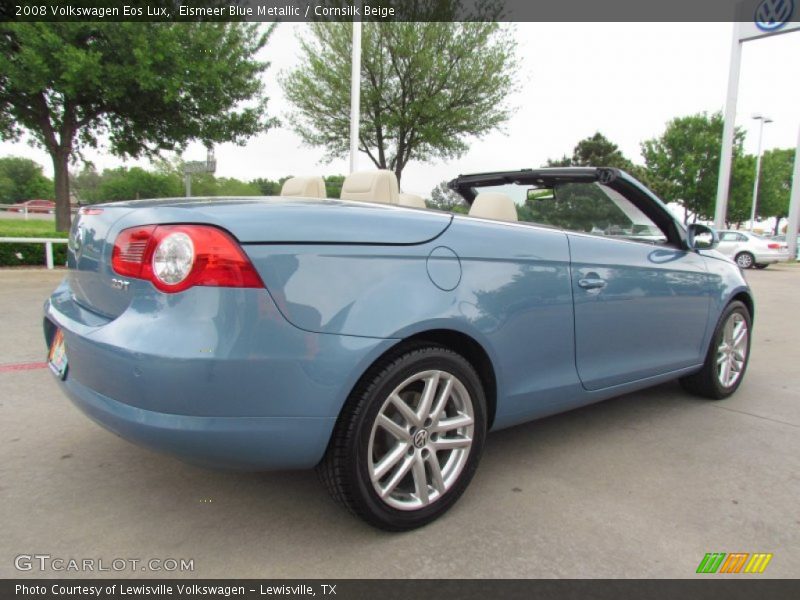Eismeer Blue Metallic / Cornsilk Beige 2008 Volkswagen Eos Lux