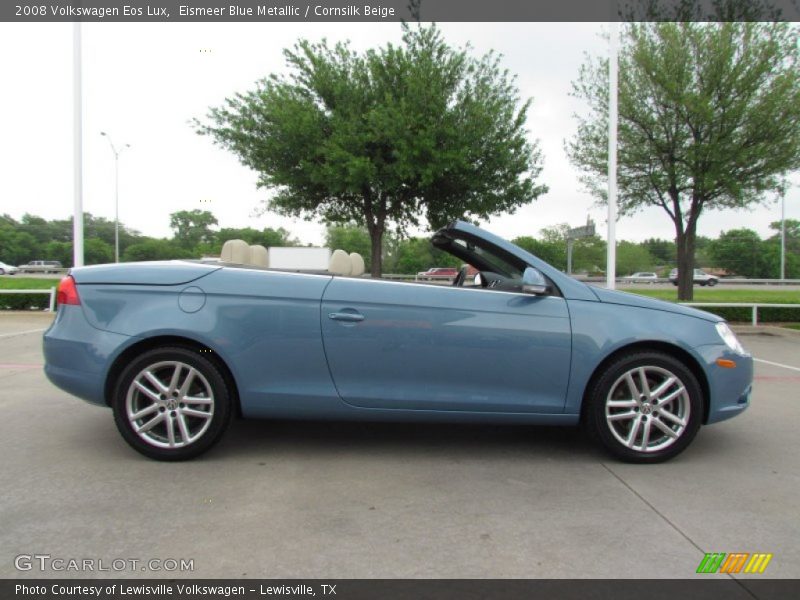 Eismeer Blue Metallic / Cornsilk Beige 2008 Volkswagen Eos Lux