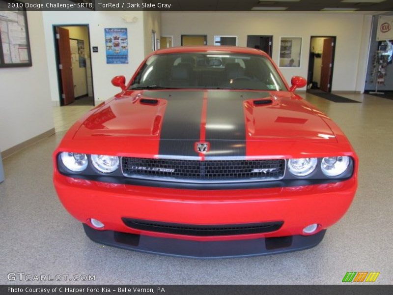TorRed / Dark Slate Gray 2010 Dodge Challenger SRT8