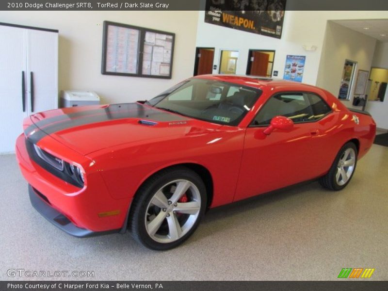 TorRed / Dark Slate Gray 2010 Dodge Challenger SRT8