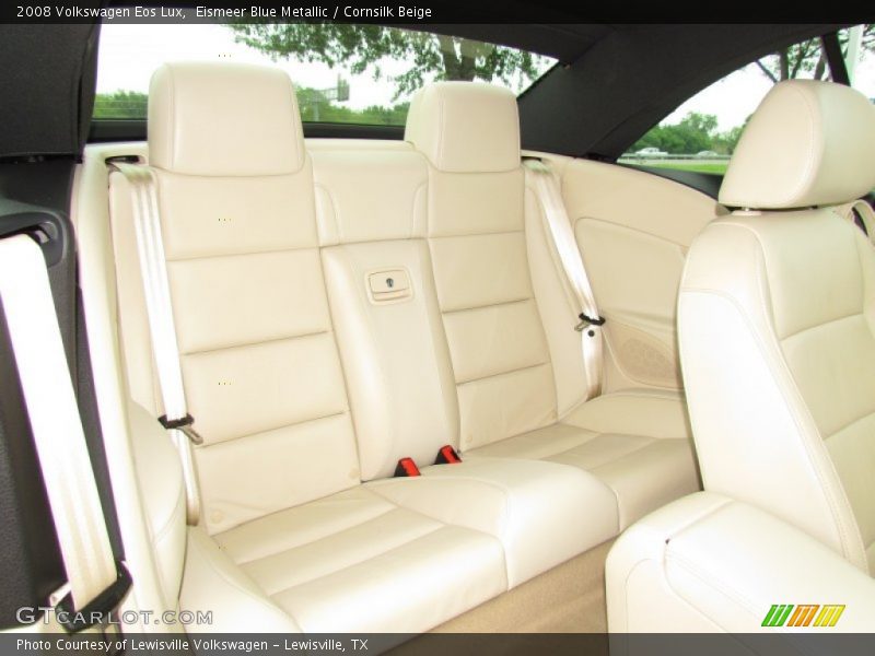 Eismeer Blue Metallic / Cornsilk Beige 2008 Volkswagen Eos Lux