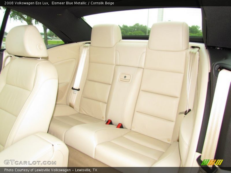 Eismeer Blue Metallic / Cornsilk Beige 2008 Volkswagen Eos Lux