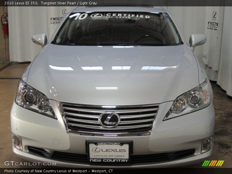 Tungsten Silver Pearl / Light Gray 2010 Lexus ES 350