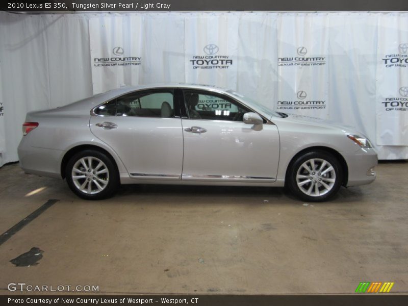 Tungsten Silver Pearl / Light Gray 2010 Lexus ES 350