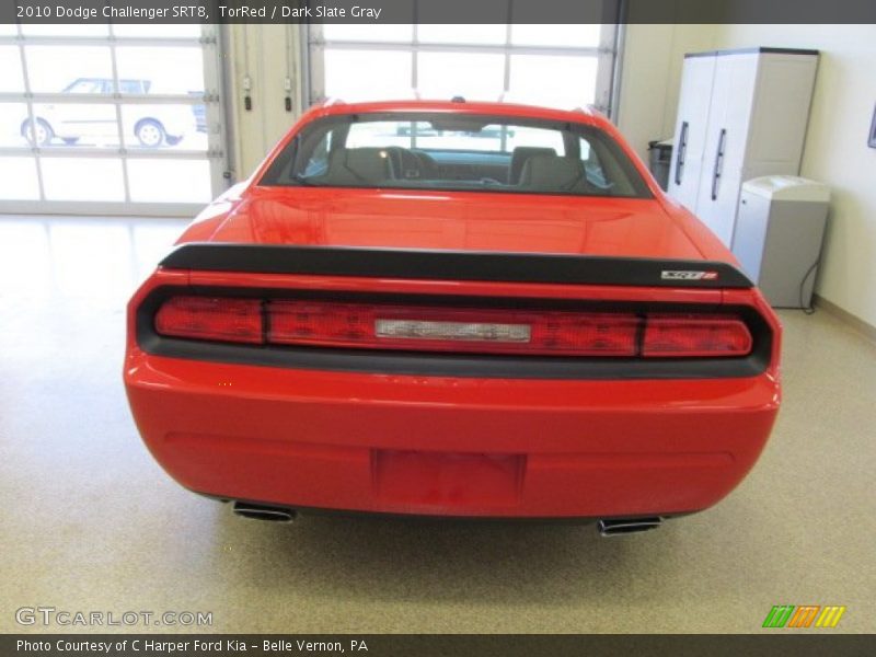 TorRed / Dark Slate Gray 2010 Dodge Challenger SRT8