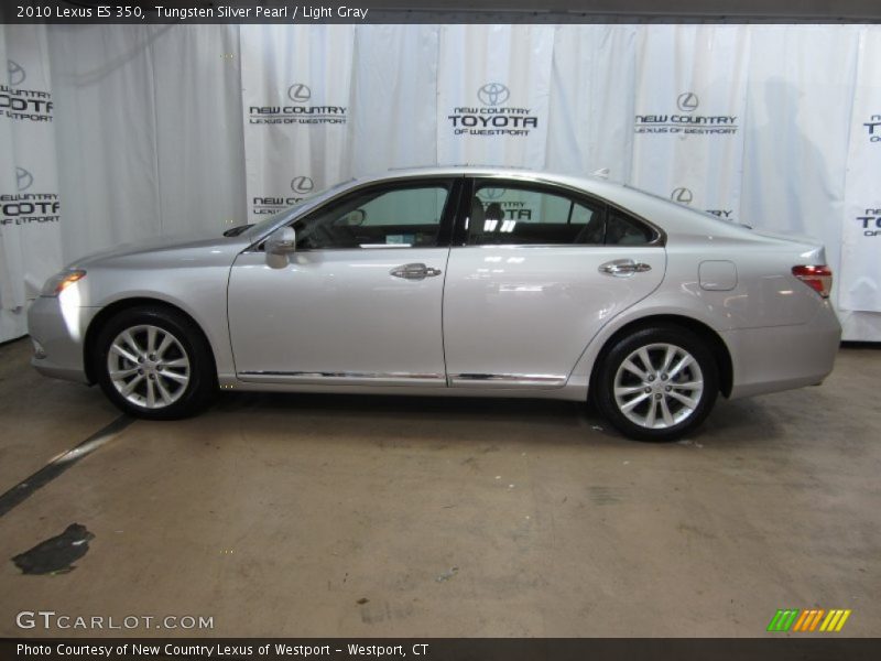 Tungsten Silver Pearl / Light Gray 2010 Lexus ES 350