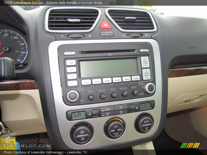 Eismeer Blue Metallic / Cornsilk Beige 2008 Volkswagen Eos Lux