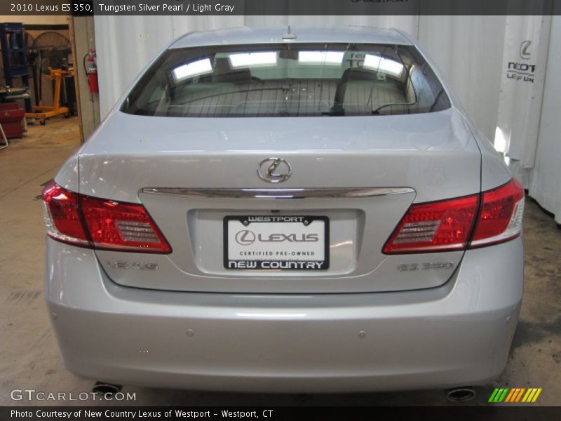 Tungsten Silver Pearl / Light Gray 2010 Lexus ES 350
