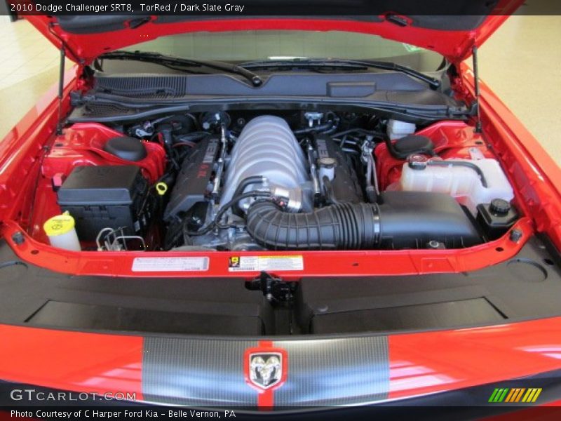 TorRed / Dark Slate Gray 2010 Dodge Challenger SRT8