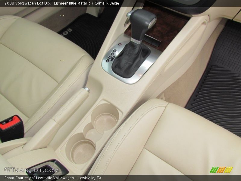 Eismeer Blue Metallic / Cornsilk Beige 2008 Volkswagen Eos Lux