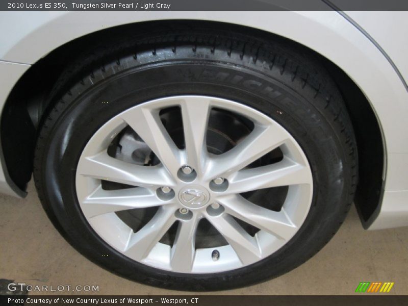 Tungsten Silver Pearl / Light Gray 2010 Lexus ES 350