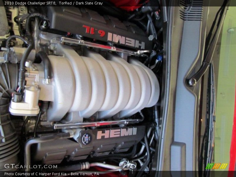 TorRed / Dark Slate Gray 2010 Dodge Challenger SRT8