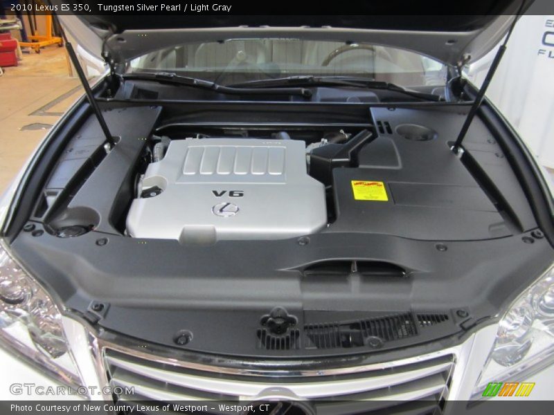 Tungsten Silver Pearl / Light Gray 2010 Lexus ES 350