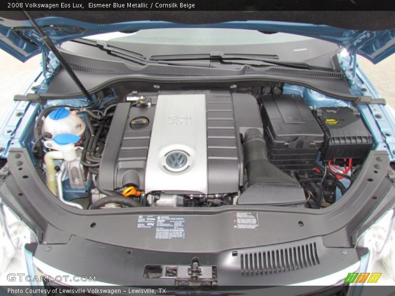 Eismeer Blue Metallic / Cornsilk Beige 2008 Volkswagen Eos Lux