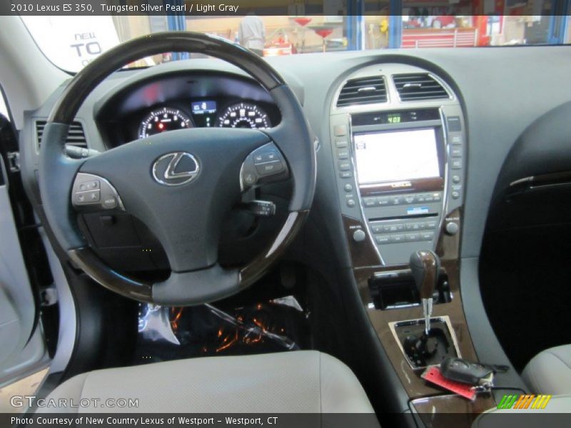 Tungsten Silver Pearl / Light Gray 2010 Lexus ES 350