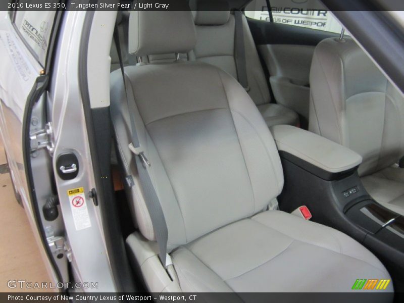 Tungsten Silver Pearl / Light Gray 2010 Lexus ES 350