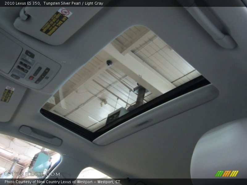 Tungsten Silver Pearl / Light Gray 2010 Lexus ES 350